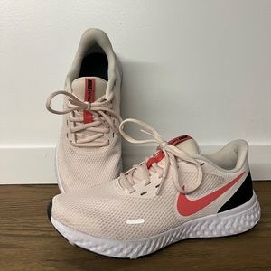 Pink Nike Running Shoes - Worn Twice INDOOR